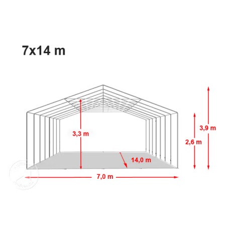 Tent 7x14M 