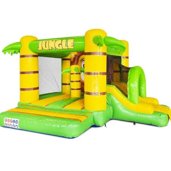 bouncy jungle springkussen huren bij attractieverhuur TimTom