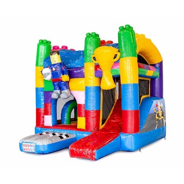 Deze nieuwe springkussen, de multiplay Superblocks, is een eye catcher op elk evenement. Hierop kunnen kinderen klimmen, klauteren en glijden.