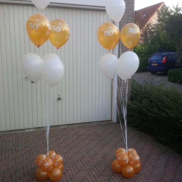 Ballonnen tros helium