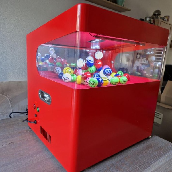 Blower Bingo machine incl. 100 kaarten Blower Bingo machine incl. 100 kaarten