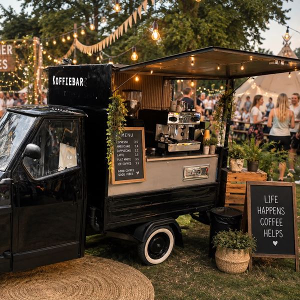 Barista met Piaggio Ape huren